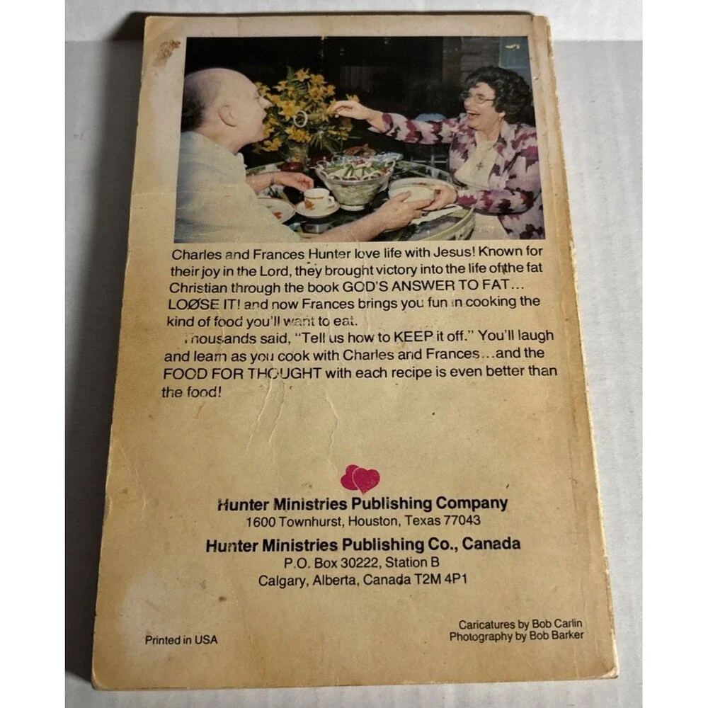 VTG 1976 The Fabulous Skinnie Minnie Recipe Book by Frances Hunter Christian PB